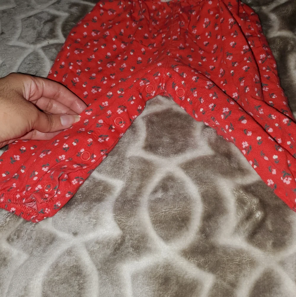 5 for $25 | Carter's Floral Ruffle Sleeveless Drapey Jumpsuit